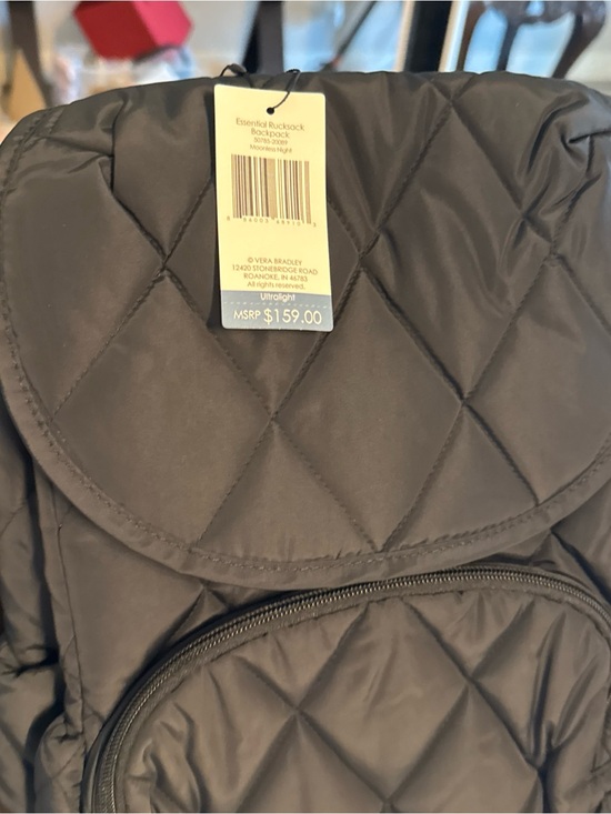 Vera Bradley Quilted Black Backpack main image 8